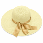 ⁦Women’s Beach Sun Hat with Bow⁩ - الصورة ⁦9⁩