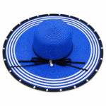 ⁦Women’s Embroidered Beach Sun Hat⁩ - الصورة ⁦4⁩