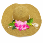 Women’s Beach Sun Hat with Flower