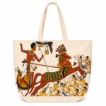 ⁦Women’s Printed Beach Bag⁩ - الصورة ⁦2⁩