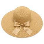 ⁦Women’s Beach Sun Hat with Bow⁩ - الصورة ⁦11⁩