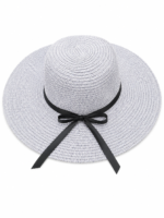 ⁦Women’s Beach Sun Hat with Mini Bow⁩ - الصورة ⁦2⁩