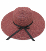 ⁦Women’s Beach Sun Hat with Mini Bow⁩ - الصورة ⁦5⁩