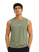 ⁦men sleeveless t shirt⁩ - الصورة ⁦3⁩