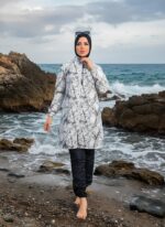 ⁦Waterproof Modest Burkini⁩ - الصورة ⁦2⁩